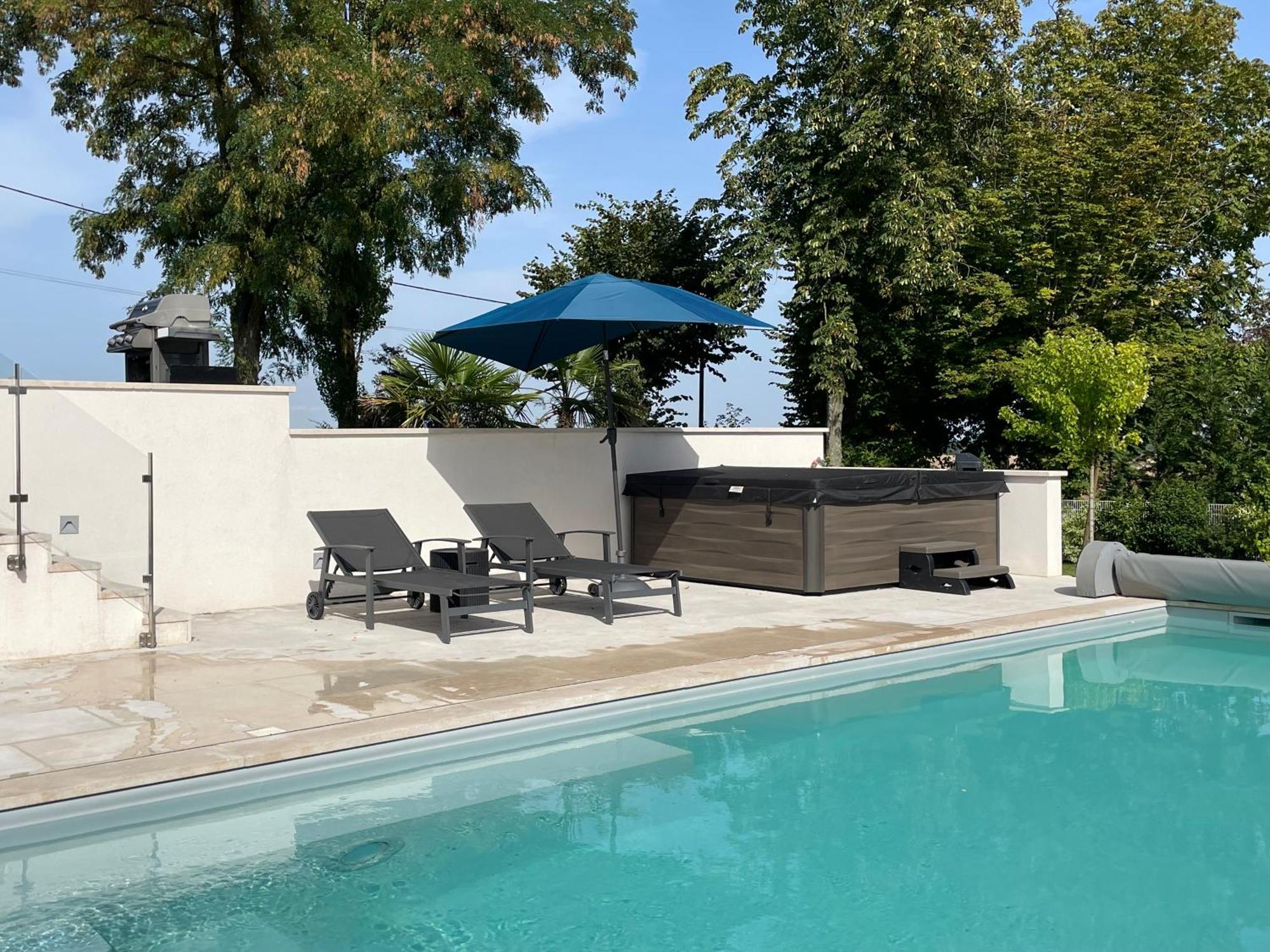 Best View, Pool And Spa On The Champagne Vineyard Saint-Thierry Экстерьер фото